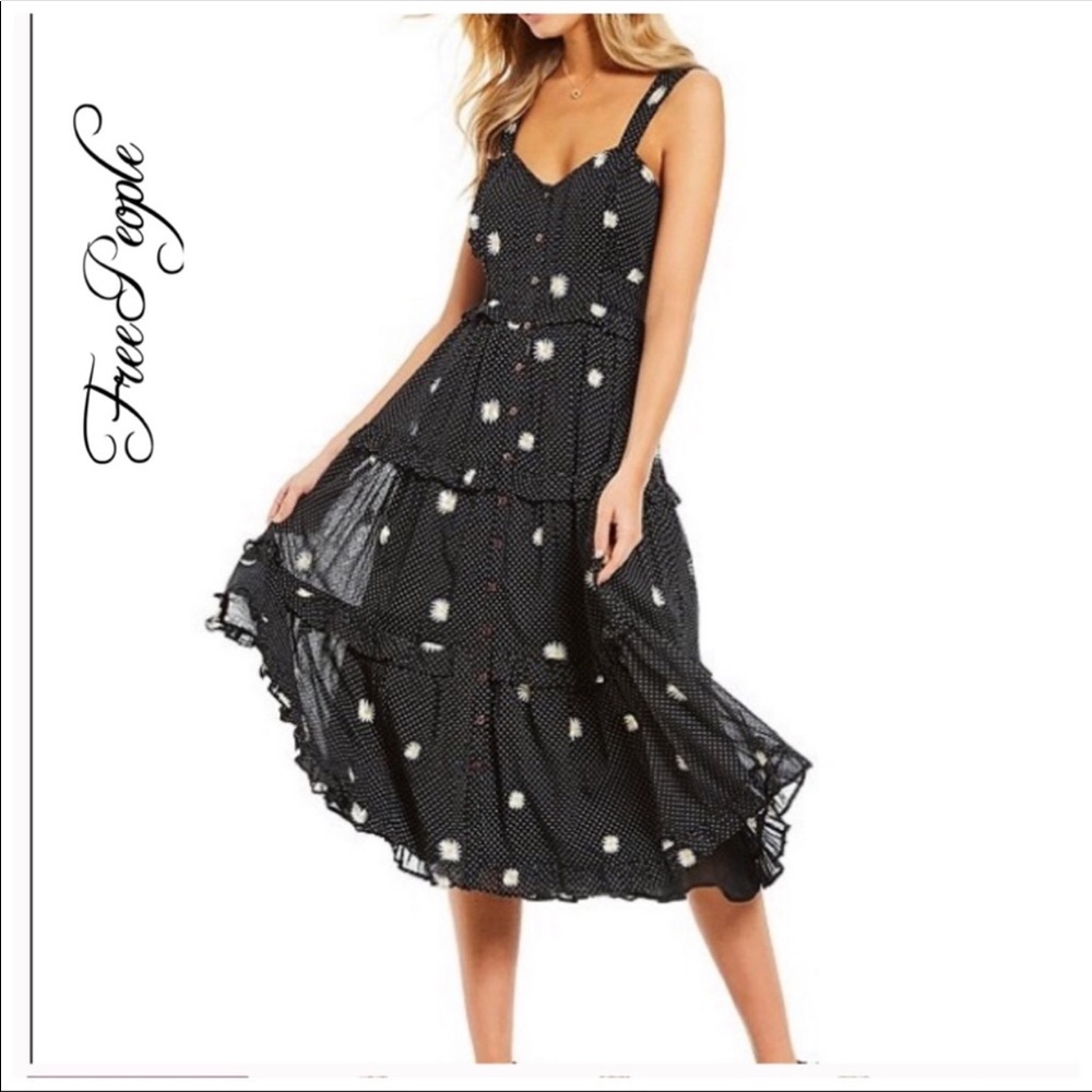Free People Daisy Chain MIDI Dress